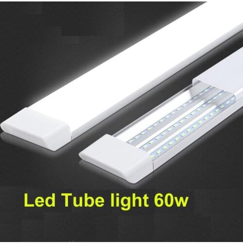 Led Tube Light Bar Light Cabinet Hard Strip 70w 60w 40w 27w 60cm 90cm 120cm Led Flat Batten Light Tri-proof 3 Linear led Light