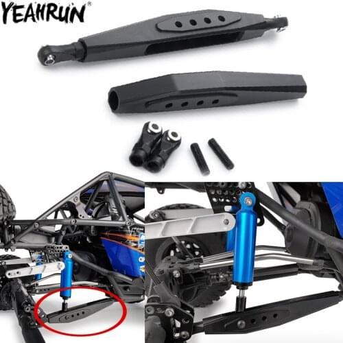 RC Car Rear Arm Lower Suspension Link Rod Kit Lever OP Swing Arm Pull Rod with Steering Rod for 1:10 Axial Wraith Parts