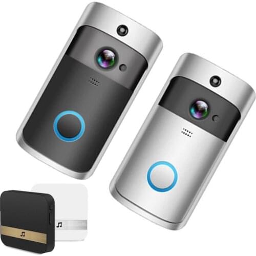 Smart WIFI wireless video doorbell Remote video monitor intercom doorbell For Apartments IR Alarm Wireless Security Camera