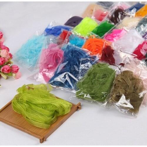 High Quality 10mm (10 meters/lot) Organza Ribbon Apparel Sewing Fabric For DIY Gift Packaging Wedding Party Decoration Ribbon