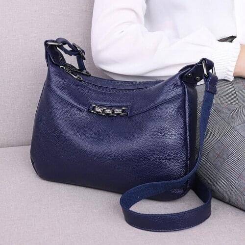 Ladies Totes Genuine Leather Crossbody Bags for women Luxury Handbag Fashion Shopping Purse Shoulder Bag Female Messenger Bags