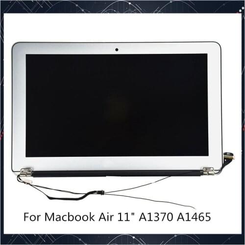 For Macbook Air 11" A1370 A1465 LCD screen assembly display MD505 MC968 MD223 EMC2393 EMC2471 MD711 MJVM2 EMC2631 EMC2924 tested