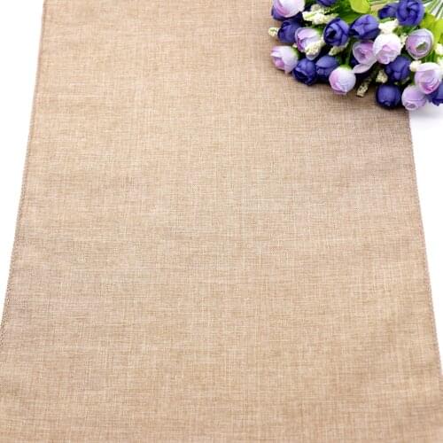 1Pcs Modern Table Runner Rustic Imitation Linen Tablecloths Настольный бегун for Christmas Camino De Mesa
