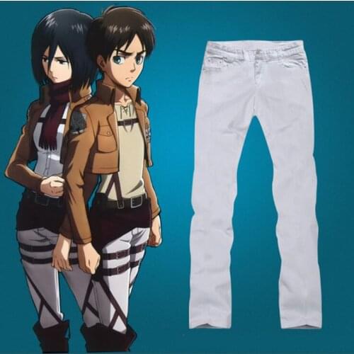 Attack on Titan Pants Shingeki no Kyojin Cosplay Costumes Recon Corps Harness Belt Apron Skirt Scouting Legion Pants