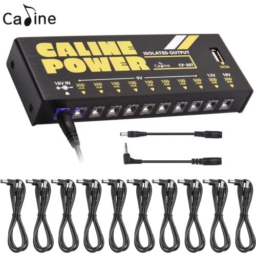 Caline Guitar Effect Power Supply 8 Isolated Output for 9V 12V 18V Guitar Effect Pedal for guitar pedal Guitar Accessories