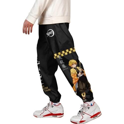 Women Cartoon animation pants Printed Pants Harajuku Streetwear Pants Woman Man Wide Leg Trousers Spring Summer Jeans Women