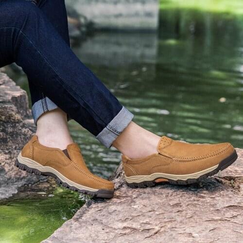 Breathable sapato mens shoe Mens hot leisure para fashion sport masculino man men 2020 Casual new casual de cuero leather shoes