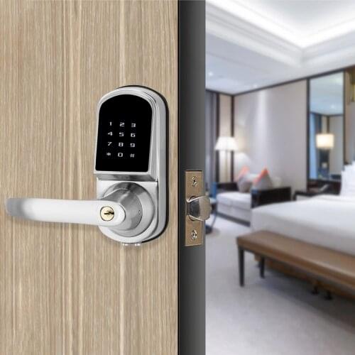 Jcsmarts Bluetooth Lock Smart Electronic Door Lock Cell Phone APP, Code, Keys Unlock For Home, Hotel ,Apartment, Office etc