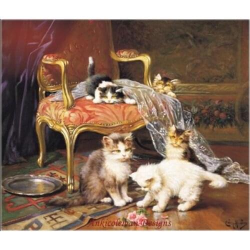 Needlework for embroidery DIY DMC High Quality - Counted Cross Stitch Kits 14 ct Oil painting - Mischief Makers