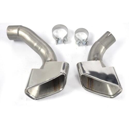 Car Rear Bumper Exhaust Tips for BMW X5 F15 Standard Bumper 2015 2016 Rear Tail Exhaust Tips