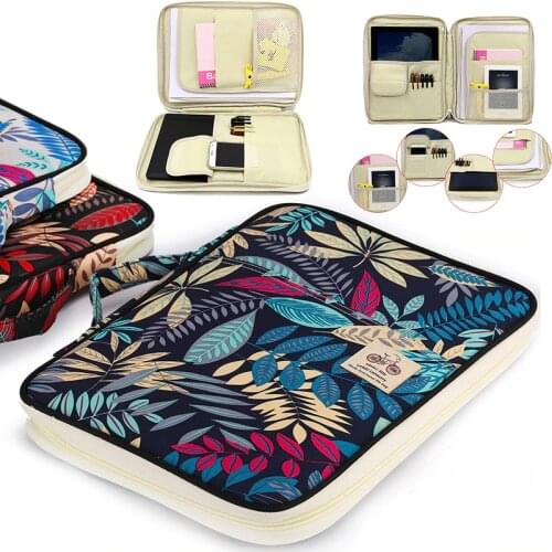 Waterproof Business Book A4 Paper File Folder Multifunction Storage Document Bag for Notebooks Pens Pad Computers Office School