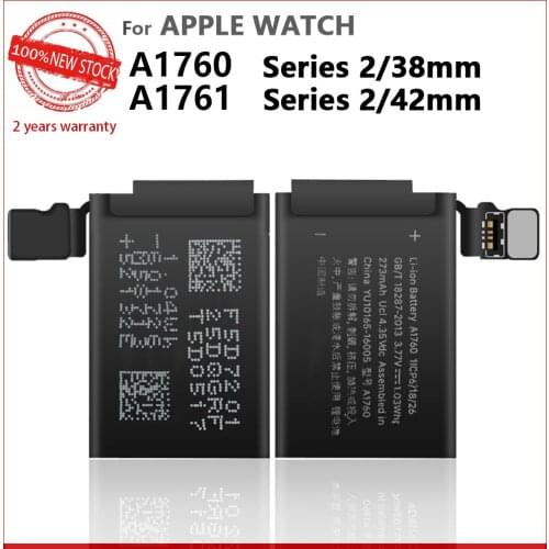 100% New A1760 A1761 For Apple Watch Series 2 A1760 38mm A1761 42mm Watch High Quality Batteries With Tracking number