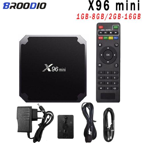 New X96 Mini X96mini Smart TV BOX Android 7.1 Amlogic S905W Quad Core 2.4GHz WiFi Support Google 4K Media Player Set Top Box