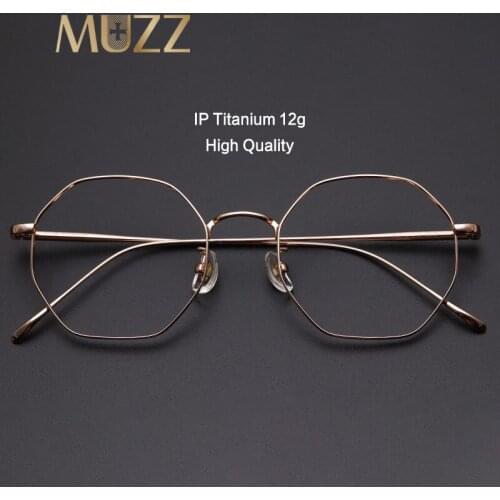 IP B Titanium Glasses Frame Japan Men Oolygon Prescription Eyeglasses New Vintage Myopia Optical Eye Glasses For Women Eyewear