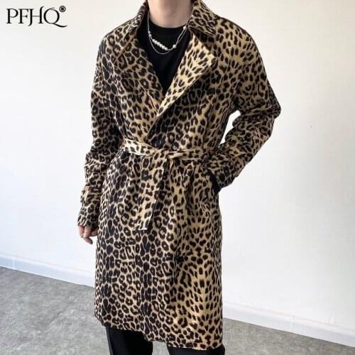 PFHQ Men's Long Trench Coats