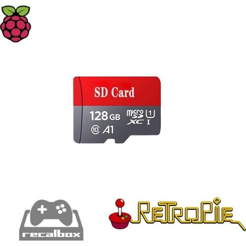 Retro Game Console LCL Pi Boy System Card For Raspberry Pi 3A+/3B Retro-Pi System with 5000+ Games