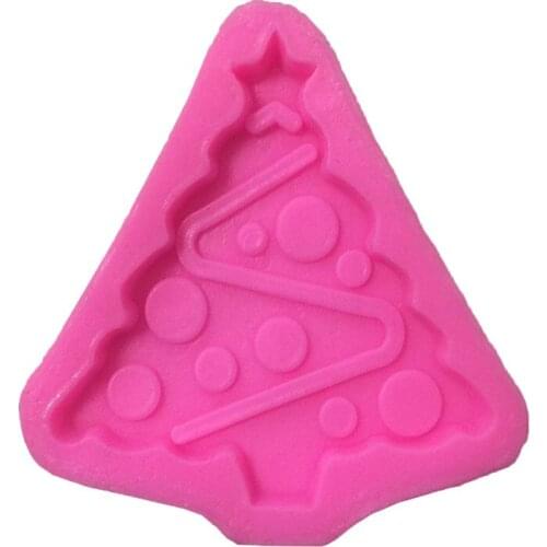Christmas Tree Mold DIY Silicone Sugar Baking Decoration Tool Ice Lattice Model X025