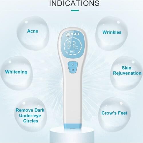 Handheld skin wound healing therapy device