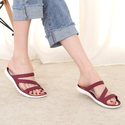 Flat Sandals Womens Slippers Summer New Style Beach Shoes Korean Style Flat Heel Casual Slippers Open Toe Shoes Sandals Women