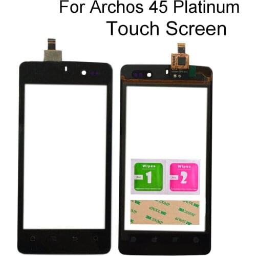 4.5" Touch Screen Panel For Archos 45 Platinum Touch Screen Digitizer Touch Panel Sensor Front Outer Glass Touchscreen
