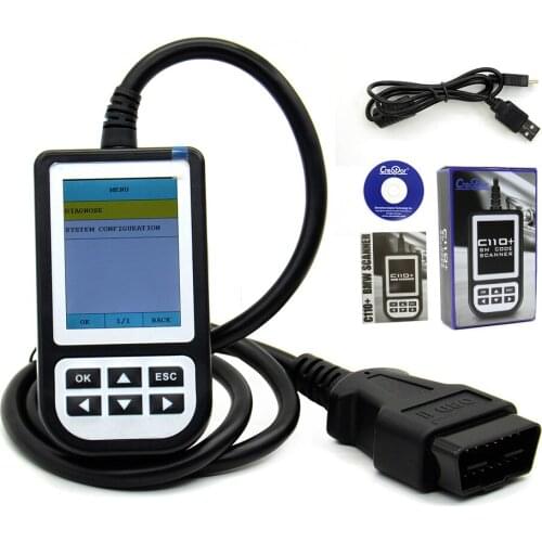 New Version C110+ Code Scanner for BMW, Original version and update online Auto code reader