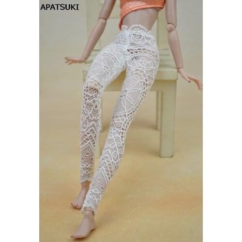 High Quality Handmade Lace Bottoms Pants Trousers For Barbie Doll Clothes Fashion Outfit For 1/6 Dolls