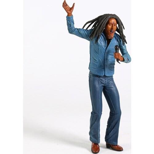 Jamaica Singer Bob Marley Reggae PVC Action Figure Collectible Model Toy Doll Birthday Christmas Music Gift Triver Toy