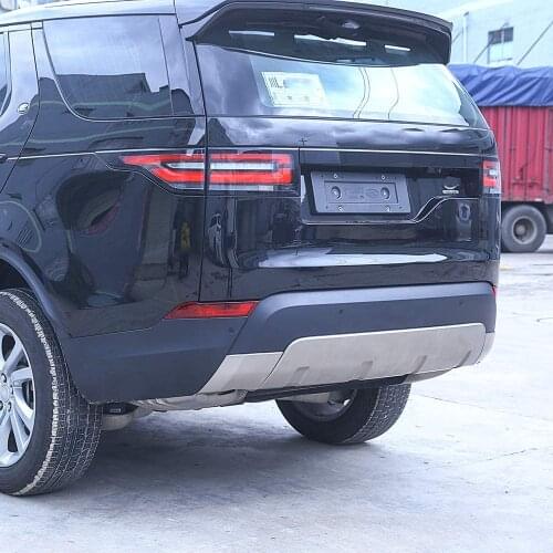 For Land Rover Discovery 5 2017 Stainless Front Rear Bumper Threshold Protector Panel