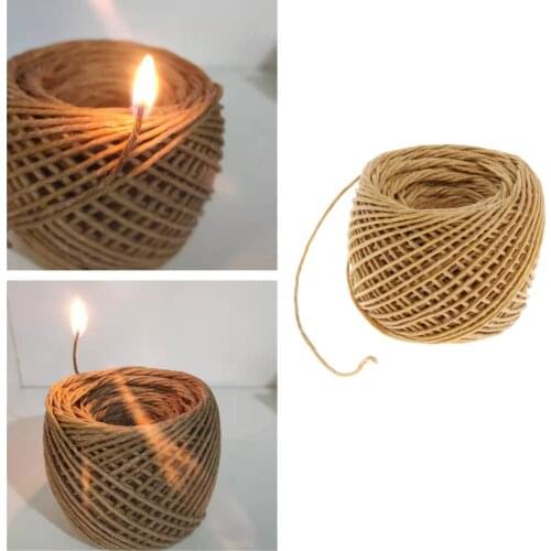 100% Organic HempWick 200 FT Spool Well Coated with Natural Beeswax 2.0mm