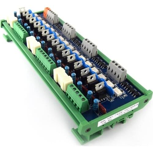 16-channel PLC AC amplifier board, output board, thyristor optocoupler isolation board, contactless relay module pc board