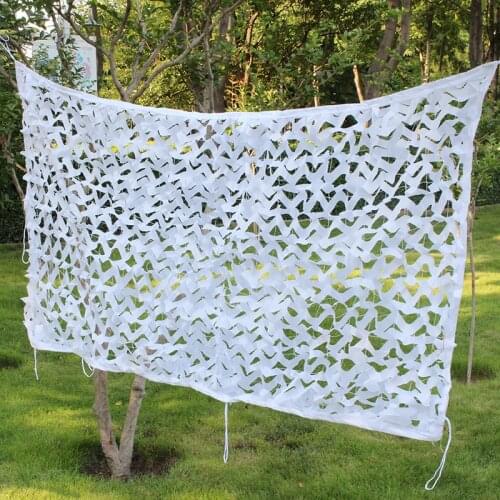 2X3M/2X4M/3X5M/4X5M 2 Layer Snow White Camouflage Net Swimming Pool Water Park Beach Sun Shade Net Wedding Party Decoration