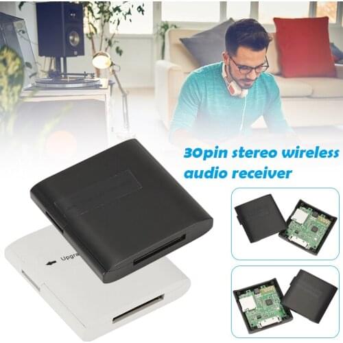 30pin Wireless Bluetooth-compatible 5.0 Receiver Audio Adapter For Ipod For Iphone 30 Pin Dock Docking Station Speaker Adaptor