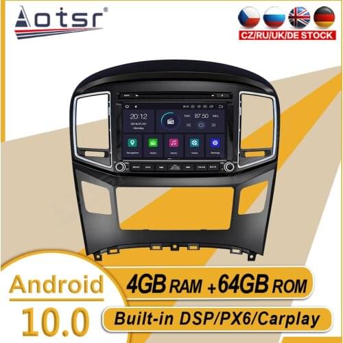 64G For Hyundai H1 Grand Starex 2015 2016 - 2018 Car Stereo Multimedia Player Android GPS Navi Audio Radio Carplay PX6 Head Unit