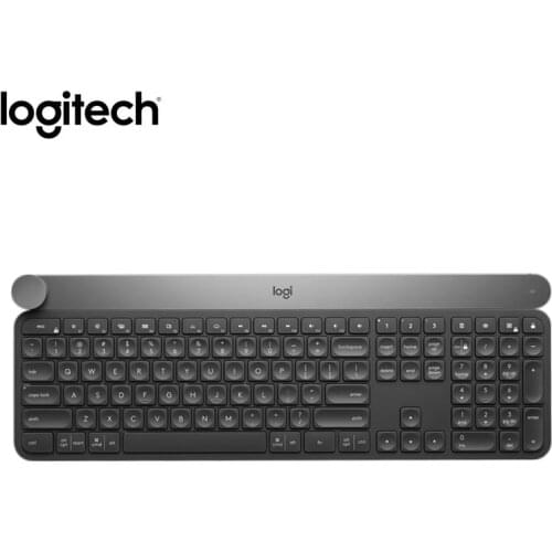 Logitech Craft Wireless Bluetooth Keyboard Intelligent Control Knob Multiple Device Connection Unifying activer 2.4GHz wireless