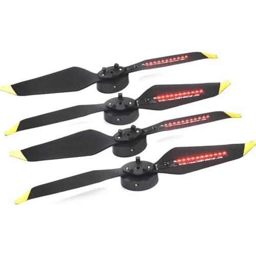 Quick Release Propellers for DJI Mavic Pro / Platinum LED Flash Programmable Words Propellers Props Drone Accessories