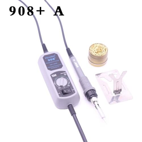 PJLSW 908+ Digital Soldering Station Mini Portable Adjustable Electric soldering iron Welding tools kit set