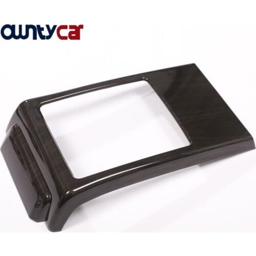 For Land Rover Discovery Sport Car Accessories ABS Dark Wood Grain Armrest Box Air Conditioning Vent Cover Trim Sticker 2015