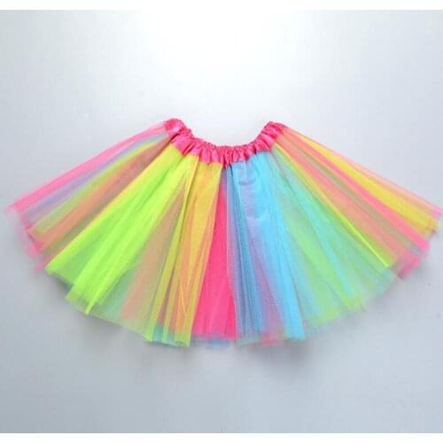 Falda de tutú de pastel para niñas y niños, cinturón elástico para bailar, tutú rosa, disfraz, falda de tul