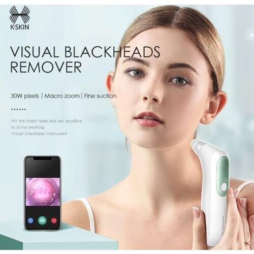 K.SKIN Visual blackhead suction instrument electric pore suction cleaner Blackhead Artifact Detection State Skin Care