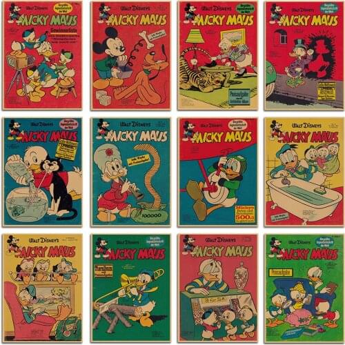 Diy Diamond Embroidery Paintings Disney Full Square Mickey Mouse Donald Duck Poster Cartoon Cross Stitch Mosaic Home Decoration