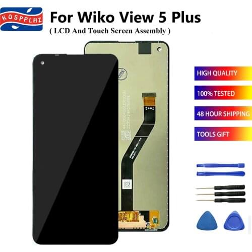 KOSPPLHZ For Wiko View 5 Plus View5 Plus LCD Display + Touch Screen Digitizer Assembly Full Screen + Tools & Adhesive Tape