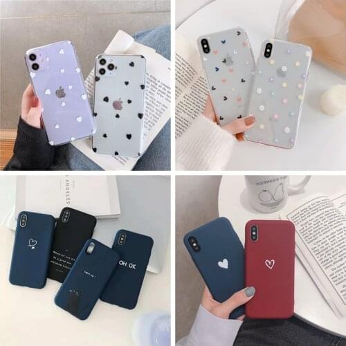 Matte Cartoon Case For Samsung Galaxy A50 A50S A30S A10 A30 Cases Soft TPU Back Clear Floral Mini Heart Cover For Samsung A50