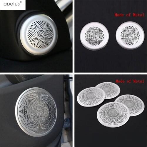 Lapetus For Land Rover Range Rover Evoque L551 2020 2021 Metal Pillar A Stereo Speaker / Door Stereo Speaker Audio Cover Trim