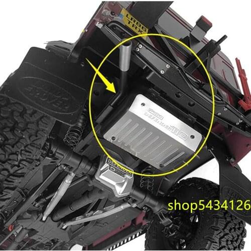 Metal Exhaust Pipe W/ Plastic Fuel Tank Fit For 1/10 Rc Car Traxxa TRX-4 Defender D110 Chassis Remote Control Car Option Parts