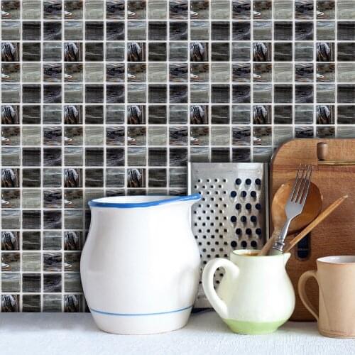 European-style tile marble stickers for bathroom, kitchen, waterproof art, murals, ethylene, wallpaper, MTS002