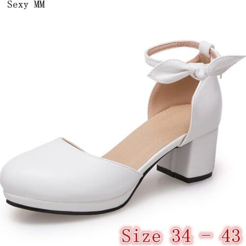 Platforms High Heels Women High Heel Shoes Pumps Stiletto Woman Party Wedding Shoes Kitten Heels Plus Size 34 - 40 41 42 43