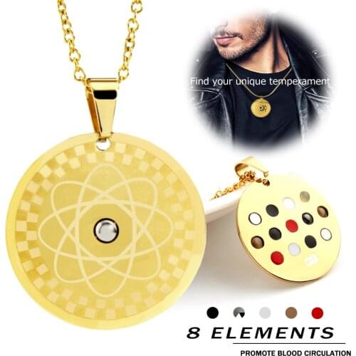 Women pendant necklace, male pendant necklace, magnetic therapy pendant, energy pendant, holiday gift pendant, necklace