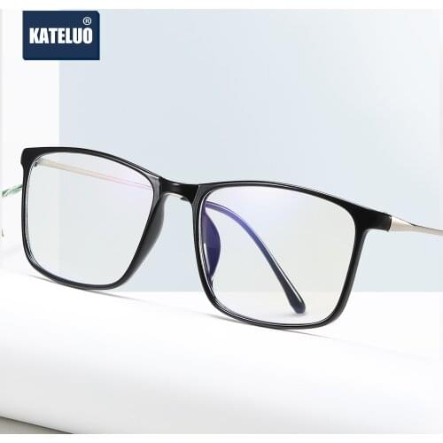 KATELUO 2020 Unisex Anti Blue Light Laser Fatigue Glasses Casual Computer Goggles Optical Eyeglasses Frame for Men Women 8833