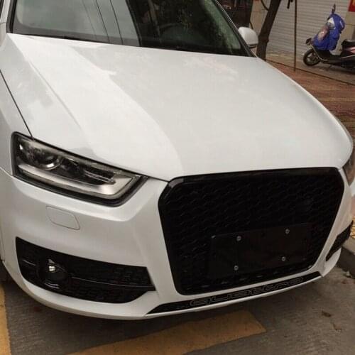 Car Front Bumper Fog Lamp Grille Front Honeycomb Grille Suitable for - Q3 2013-2015
