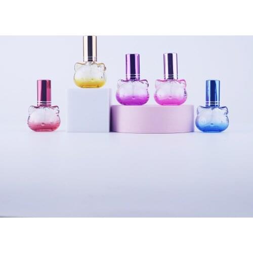 500pcs/Lot 10ml Colorful Glass Perfume Bottles Spray Refillable Atomizer Scent Bottles Packaging Bottle 5 Colors Optional